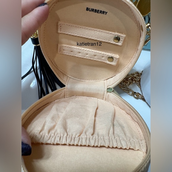 Burberry Goddess Beauty Makeup Pouch to Crossbody Bag Purse Jewelry Travel Case - Picture 6 of 7